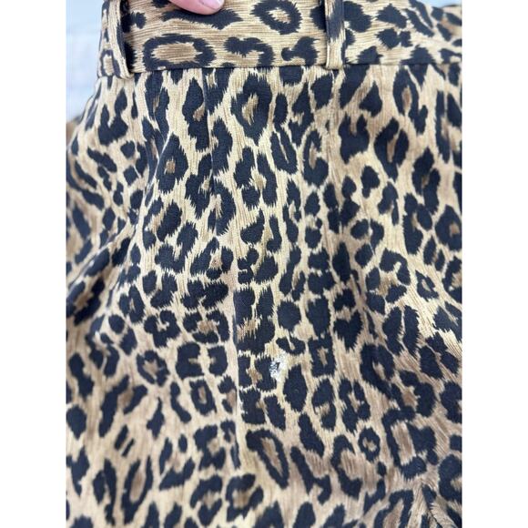 Carlisle leopard women’s 8 pleated tapered slacks - Picture 10 of 11